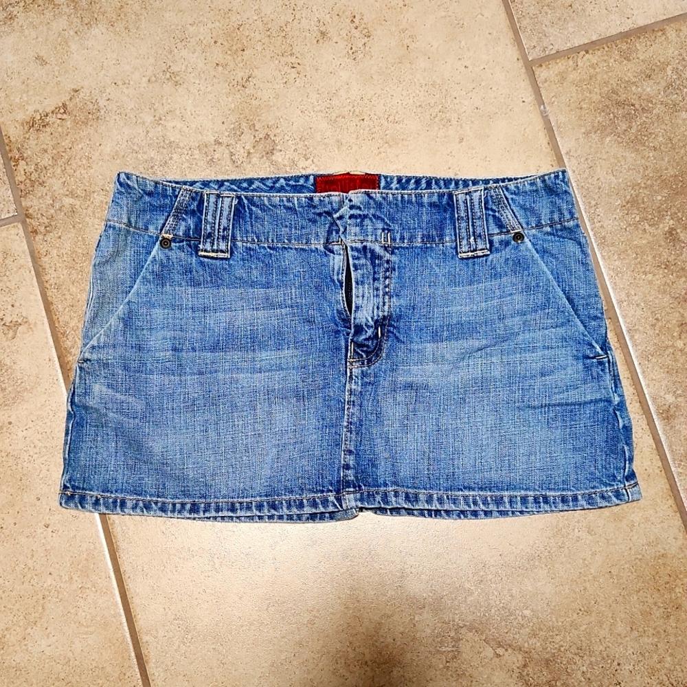 Hollister denim skirt